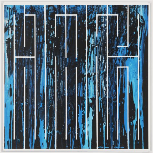 The Blue Wolf , 120x120cm