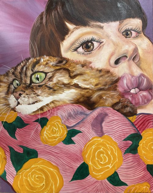 Margaux Laurens-Neel, "Nabulove" 92 X 73 cm Oil on canvas