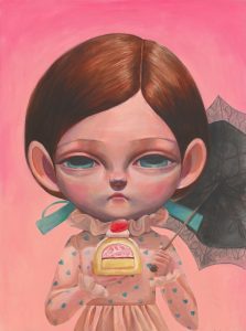 Cheong Yoon, "Happy Picnic" 130 x 97 cm Mixed media on canvas, Galerie Zberro