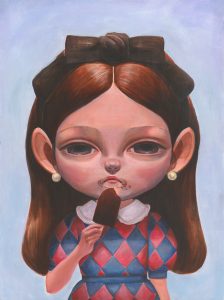 Cheong Yoon, "In a mysterious world" 130 x 97 cm, Mixed media on canvas